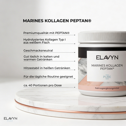 ELAVYN Marines Kollagen PEPTAN®, hydrolysiertes Meereskollagen als Pulver