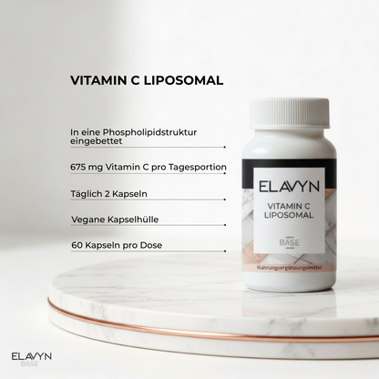 ELAVYN Liposomales Vitamin C Kapseln mit L-Ascorbinsäure