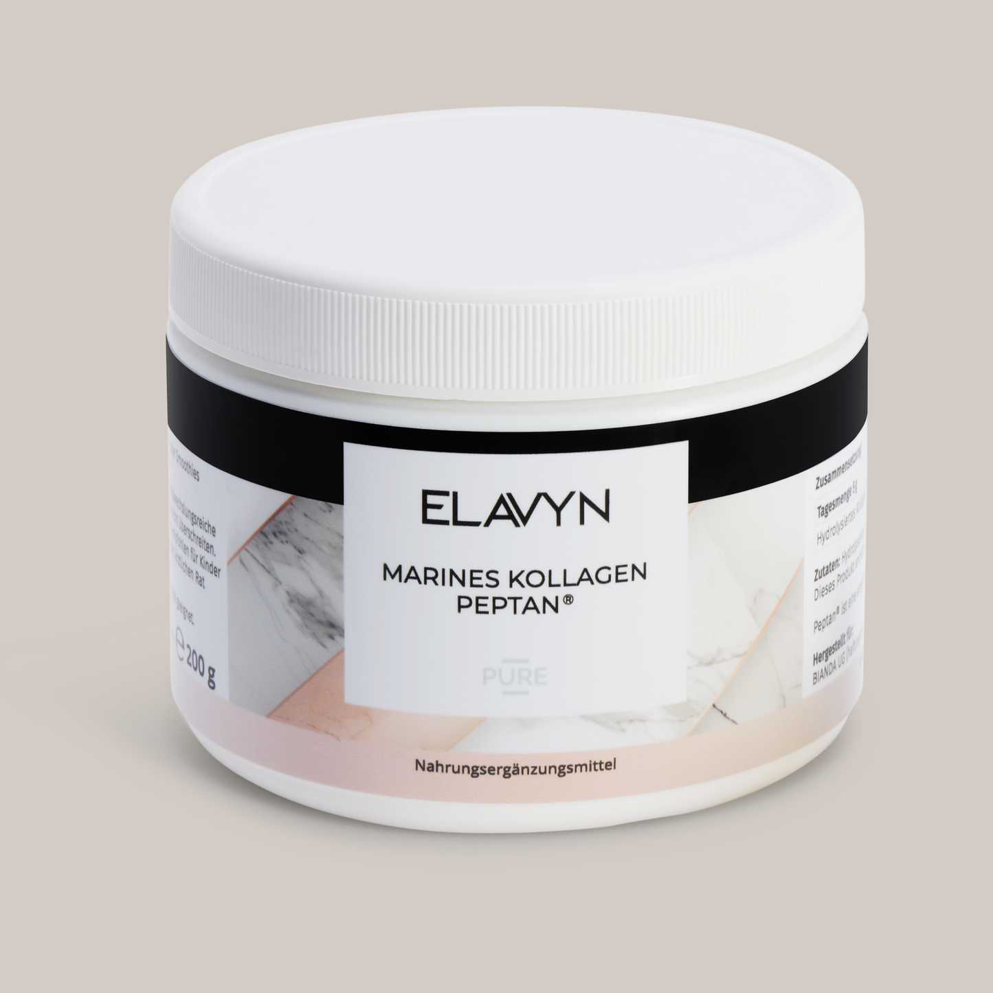 ELAVYN Marines Kollagen PEPTAN® Pulver, Dose 200 g
