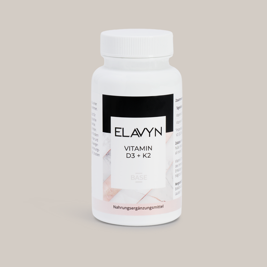 ELAVYN Vitamin D3 + K2 Kapseln, Dose mit 90 Stück
